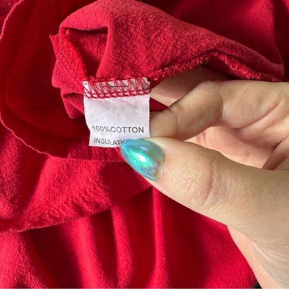 Red Cotton Sundress - Picture 4 of 7